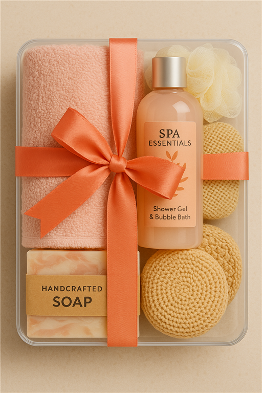 Peach Glow Spa Hamper – Luxurious Self-Care Gift B