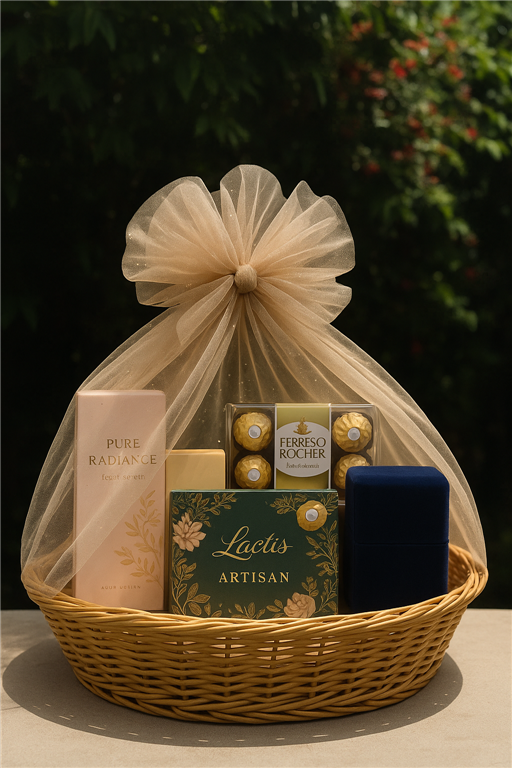 Golden Glow – Luxury Self-Care & Chocolate Gift Hamper