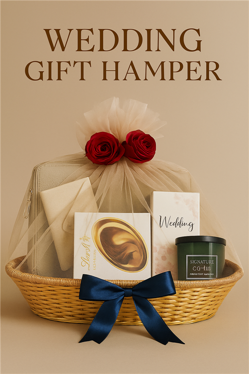 Timeless Elegance Wedding Gift Hamper – Luxury Keepsakes for the Perfect Union