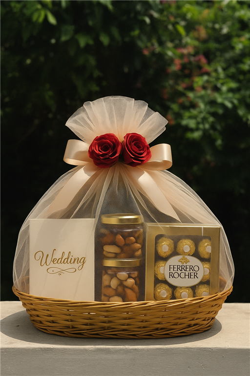 Elegant Bliss Wedding Hamper – A Premium Assortment of Love & Luxury