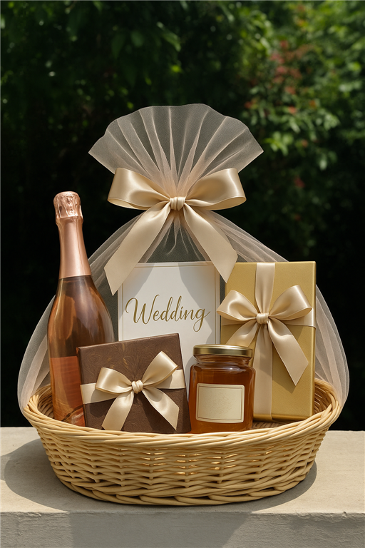 Golden Bliss Wedding Celebration Hamper – Luxurious Indulgence for the Perfect Couple