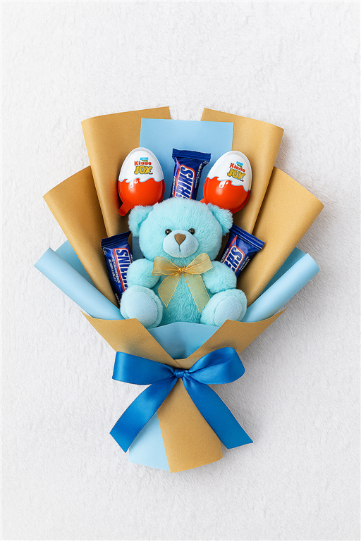 Teddy Joy Bouquet – Kids´ Chocolate & Cuddle Gift